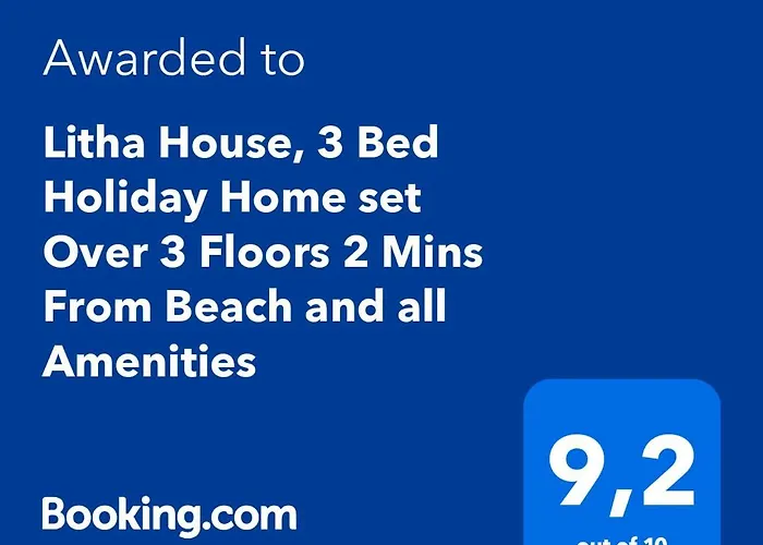 Litha House, 3 Bed Set Over 3 Floors 5 Mins From And Amenities Apartmán *